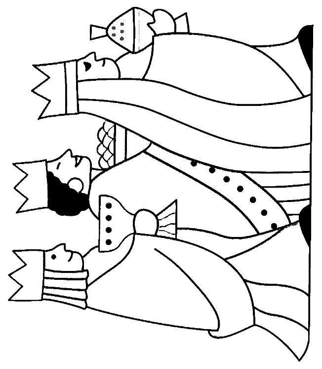 Szopka Bożonarodzeniowa kolorowanki